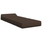 vidaXL Skladacia pohovka na spaní Sivohnedá 60 x 70 x 41 cm Látka – Obrázok 3