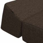 vidaXL Skladacia pohovka na spaní Sivohnedá 60 x 70 x 41 cm Látka – Obrázok 6
