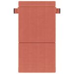 vidaXL Skladacia pohovka na spaní Červenooranžová 100 x 80 x 60 cm – Obrázok 3