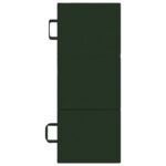 vidaXL Skladacia pohovka na spaní 75 x 63 x 45 cm Tmavozelená – Obrázok 6