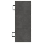 vidaXL Skladacia pohovka na spaní 75 x 67 x 45 cm Tmavosivá – Obrázok 6