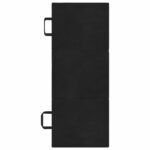 vidaXL Skladacia pohovka na spaní 75 x 67 x 45 cm Čierna – Obrázok 6