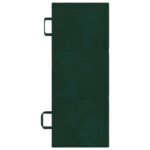 vidaXL Skladacia pohovka na spaní 90 x 67 x 45 cm Tmavozelená – Obrázok 6