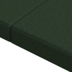 vidaXL Skladacia pohovka na spaní 100 x 67 x 45 cm Tmavozelená – Obrázok 7