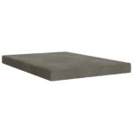 vidaXL Skladacia pohovka na spaní 120 x 67 x 45 cm Svetlosivá – Obrázok 3
