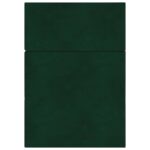vidaXL Skladacia pohovka na spaní 120 x 67 x 45 cm Tmavozelená – Obrázok 5