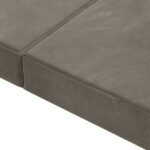 vidaXL Skladacia pohovka na spaní 140 x 67 x 45 cm Svetlosivá – Obrázok 8