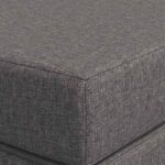 vidaXL Skladacia pohovka na spaní 160 x 67 x 45 cm Svetlosivá – Obrázok 6