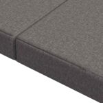 vidaXL Skladacia pohovka na spaní 160 x 67 x 45 cm Svetlosivá – Obrázok 7