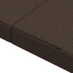 vidaXL Skladacia pohovka na spaní 160 x 67 x 45 cm Sivohnedá – Obrázok 7