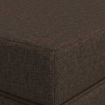 vidaXL Skladacia pohovka na spaní 180 x 67 x 45 cm Sivohnedá – Obrázok 6
