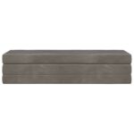 vidaXL Skladacia pohovka na spaní 180 x 67 x 45 cm Svetlosivá – Obrázok 4