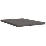 vidaXL Skladacia pohovka na spaní 140 x 67 x 45 cm Svetlosivá – Obrázok 3