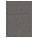 vidaXL Skladacia pohovka na spaní 140 x 67 x 45 cm Svetlosivá – Obrázok 6