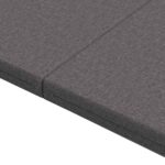 vidaXL Skladacia pohovka na spaní 140 x 67 x 45 cm Svetlosivá – Obrázok 8