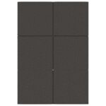 vidaXL Skladacia pohovka na spaní 140 x 67 x 45 cm Tmavosivá – Obrázok 6