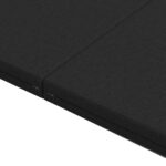 vidaXL Skladacia pohovka na spaní 140 x 67 x 45 cm Čierna – Obrázok 8