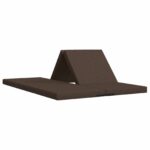 vidaXL Skladacia pohovka na spaní 140 x 67 x 45 cm Sivohnedá – Obrázok 2