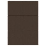 vidaXL Skladacia pohovka na spaní 140 x 67 x 45 cm Sivohnedá – Obrázok 6