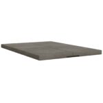 vidaXL Skladacia pohovka na spaní 140 x 67 x 45 cm Svetlosivá – Obrázok 3