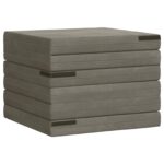 vidaXL Skladacia pohovka na spaní 140 x 67 x 45 cm Svetlosivá – Obrázok 4