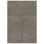 vidaXL Skladacia pohovka na spaní 140 x 67 x 45 cm Svetlosivá – Obrázok 6