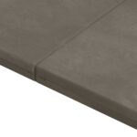 vidaXL Skladacia pohovka na spaní 140 x 67 x 45 cm Svetlosivá – Obrázok 8