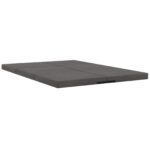 vidaXL Skladacia pohovka na spaní 140 x 67 x 45 cm Tmavosivá – Obrázok 3