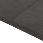 vidaXL Skladacia pohovka na spaní 140 x 67 x 45 cm Tmavosivá – Obrázok 8