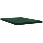 vidaXL Skladacia pohovka na spaní 140 x 67 x 45 cm Tmavozelená – Obrázok 3