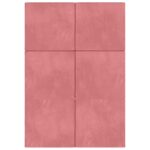 vidaXL Skladacia pohovka na spaní 140 x 67 x 45 cm Ružová – Obrázok 6