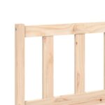 vidaXL Rám postele Prírodná 152 x 203 cm Masívne borovicové drevo – Obrázok 7