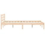 vidaXL Rám postele s čelnou doskou Prírodná 208,5 x 157,5 x 69,5 cm – Obrázok 5