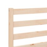 vidaXL Rám postele s čelnou doskou Prírodná 208,5 x 157,5 x 69,5 cm – Obrázok 7