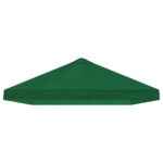 vidaXL Kryt na altánkovú strechu 6 x 3 m Zelená Polyester 190 – Obrázok 4
