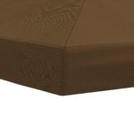 vidaXL Kryt na altánkovú strechu 6 x 3 m Sivohnedá Polyester 190 – Obrázok 5