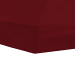 vidaXL Kryt na altánkovú strechu 6 x 3 m Vínovo červená Polyester 190 – Obrázok 5