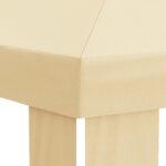 vidaXL Záhradný altánkový kryt 6 x 3 m Krémová Polyester 190 gsm – Obrázok 5