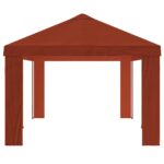 vidaXL Záhradný altánkový kryt 6 x 3 m Tehlová Polyester 190 gsm – Obrázok 4