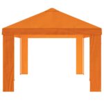 vidaXL Záhradný altánkový kryt 6 x 3 m Oranžová Polyester 190 gsm – Obrázok 4