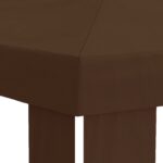 vidaXL Záhradný altánkový kryt 6 x 3 m Hnedá Polyester 190 gsm – Obrázok 5