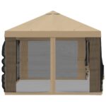 vidaXL Kryt altánku s bočnými stenami Béžová 600,5 x 300,5 cm – Obrázok 6