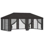 vidaXL Kryt altánku s bočnými stenami Antracitová 600,5 x 300,5 cm – Obrázok 2