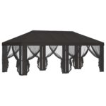 vidaXL Kryt altánku s bočnými stenami Antracitová 600,5 x 300,5 cm – Obrázok 4