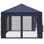 vidaXL Kryt altánku s bočnými stenami Modrá 600,5 x 300,5 cm Polyester – Obrázok 6