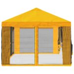 vidaXL Kryt altánku s bočnými stenami Žltá 600,5 x 300,5 cm Polyester – Obrázok 6