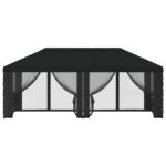 vidaXL Kryt altánku s bočnými stenami Čierna 600,5 x 300,5 cm – Obrázok 5