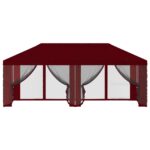 vidaXL Kryt altánku s bočnými stenami Vínovo červená 600,5 x 300,5 cm – Obrázok 5