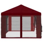 vidaXL Kryt altánku s bočnými stenami Vínovo červená 600,5 x 300,5 cm – Obrázok 6
