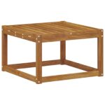 vidaXL Vonkajší taburet Pevné akáciové drevo Prírodná 59 x 59 x 37 cm – Obrázok 2